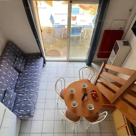 Pavillon Climatise Dans Avec Piscine - 4bs14 * Narbonne Plage
